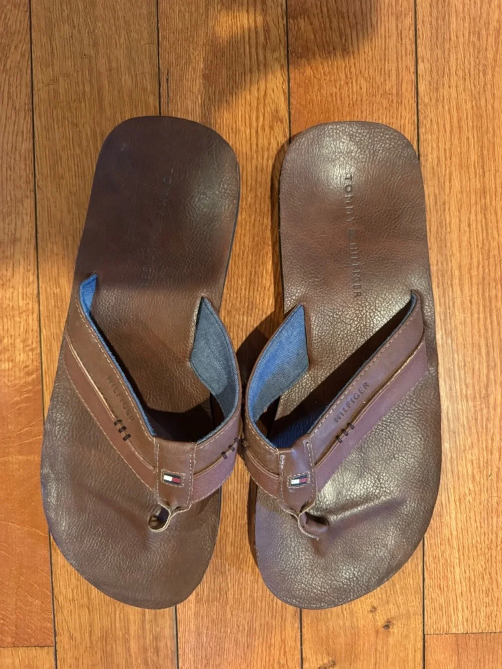 Tommy Hilfiger Brown Davidson Flip Flops Men’s Size 12
